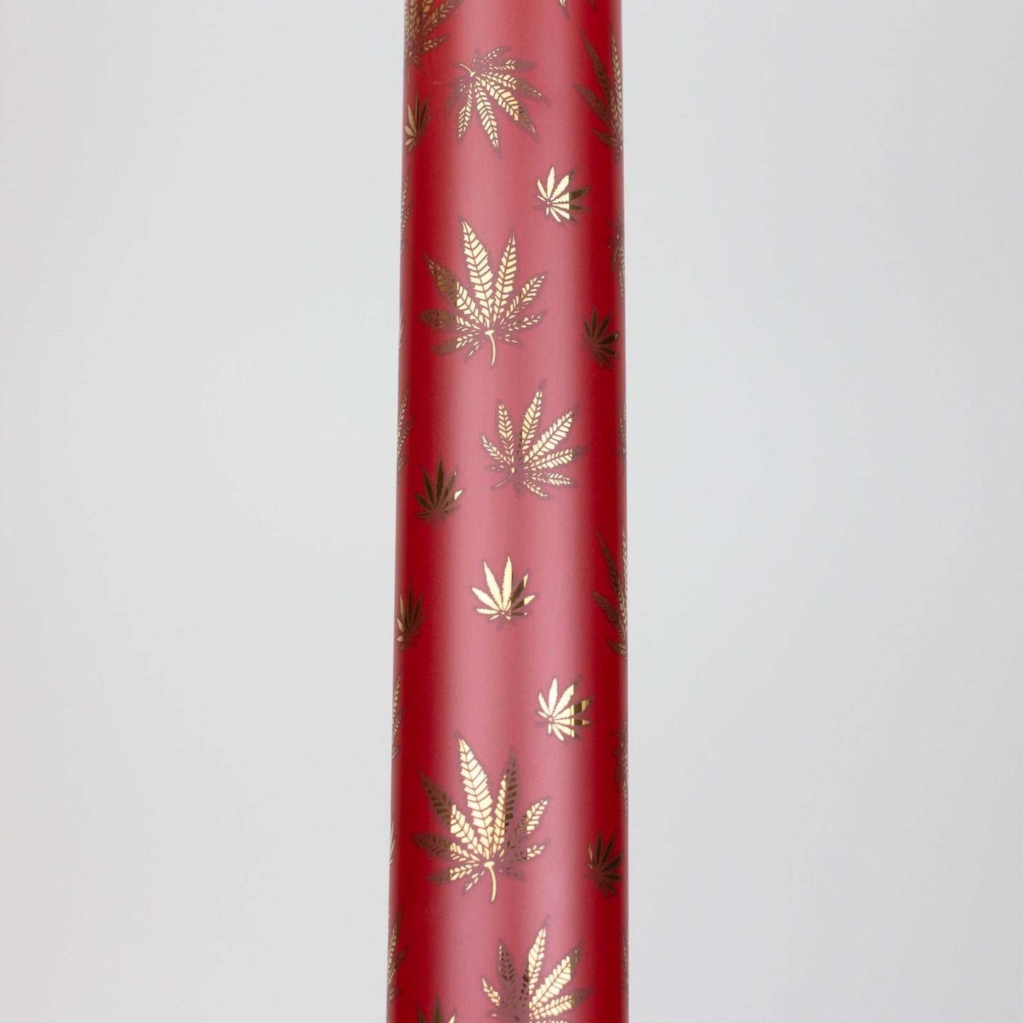19.5" Gold leaf 9 mm glass water bong_1